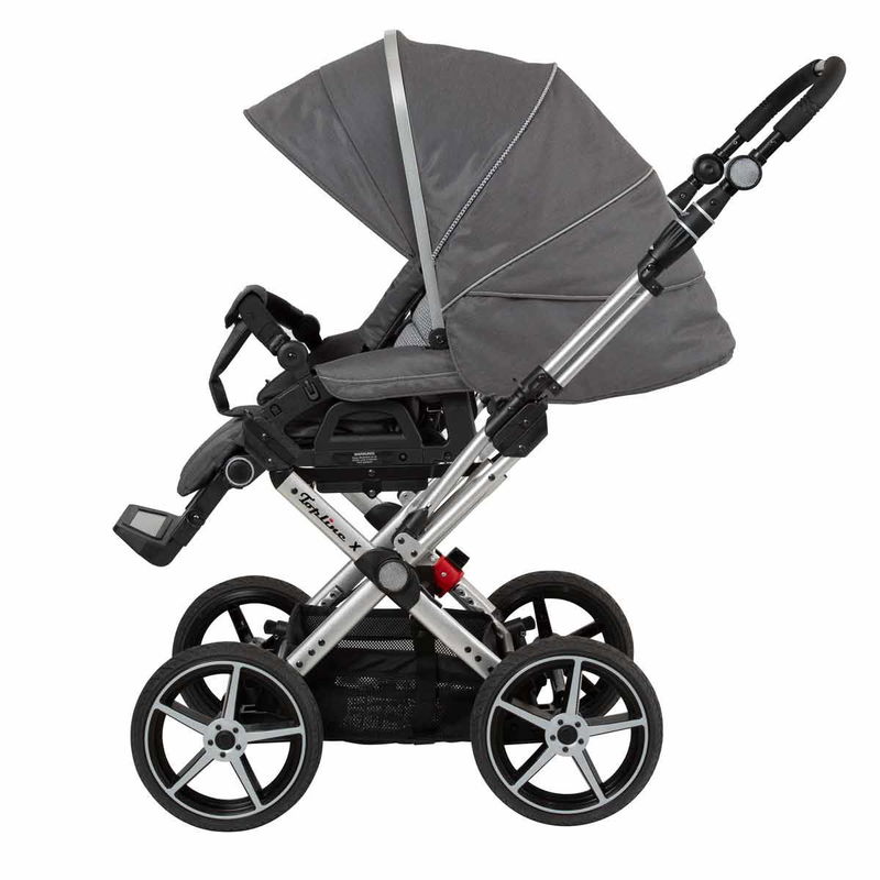 babyonlineshop Hartan Topline X Kinderwagen mit Kombitasche im Design chocolate hearts Kauf eins, bekomm eins gratis