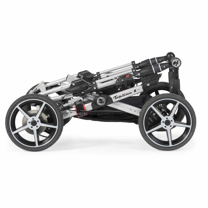 babyonlineshop Hartan Topline X Kinderwagen mit Kombitasche im Design chocolate hearts Kauf eins, bekomm eins gratis