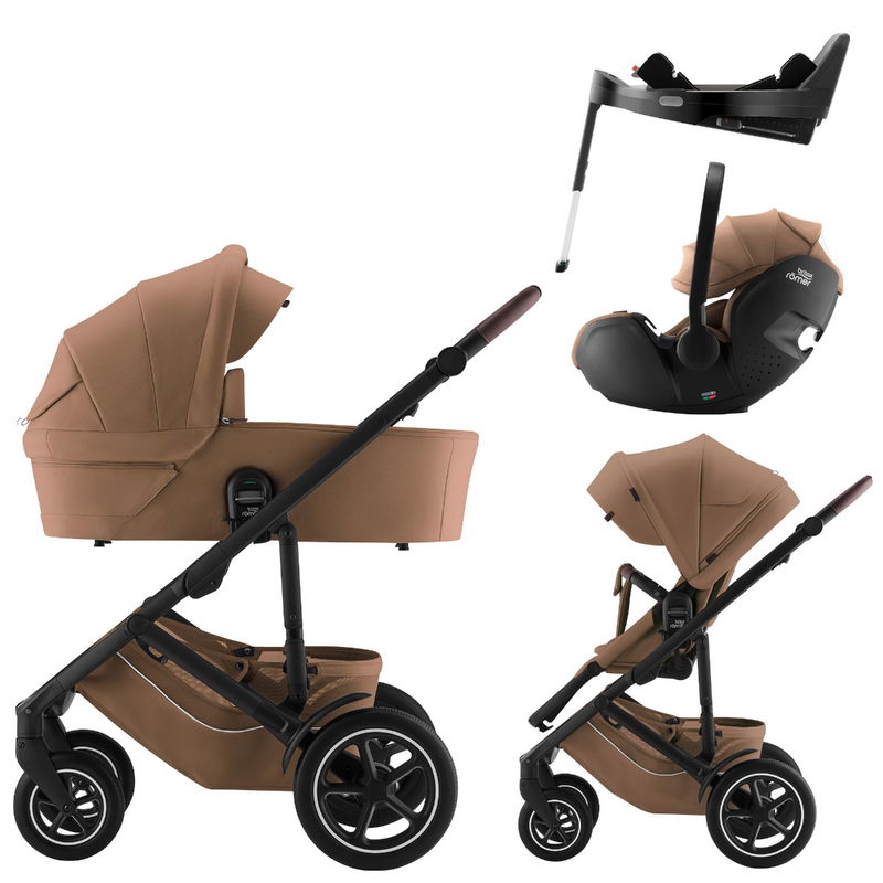babyonlineshop Britax Smile 5Z Kinderwagen Bundle - Warm Caramel