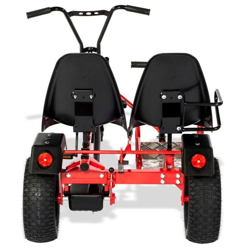 babyonlineshop Dino Cars 2Rider F GoKart rot/schwarz mit Offroad/Breitreifen Vierteljährliche Förderung