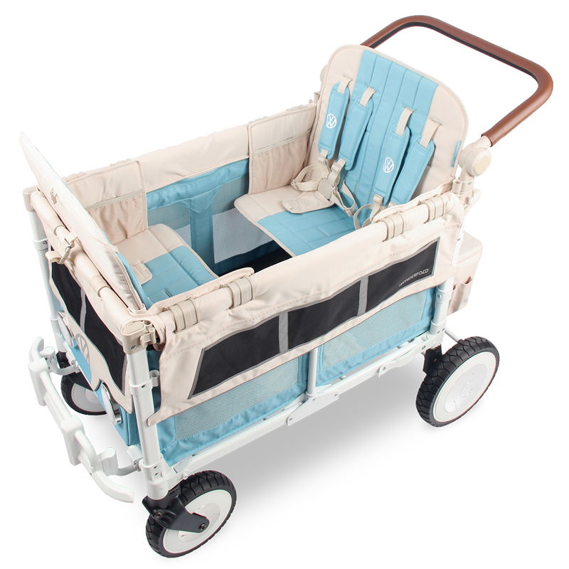 babyonlineshop WonderFold Bollerwagen Volkswagen VW4 - Bondi Blue 50% Rabatt mit kostenlosem Versand