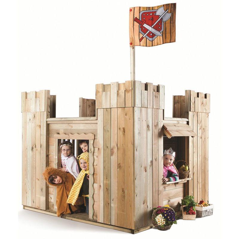 babyonlineshop Müller & Herber Ritterburg Artus Kiefernholz