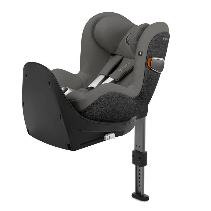 babyonlineshop CYBEX Sirona Zi i-Size Babyschale Soho Grey ab Geburt bis 105 cm (ca. 4 Jahre)
