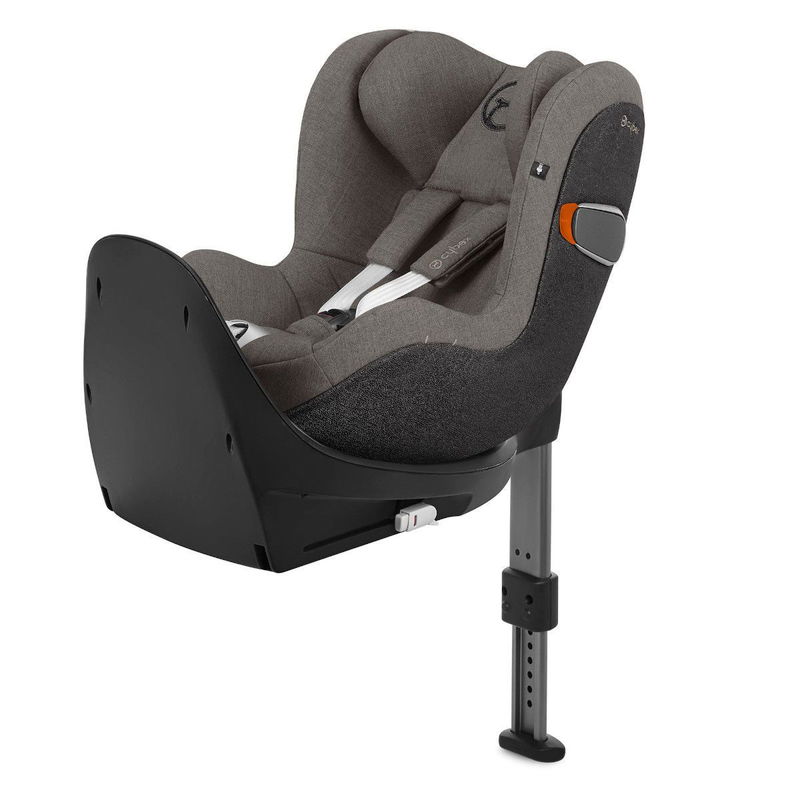 babyonlineshop CYBEX Sirona Zi i-Size plus Soho Grey ab Geburt bis 105 cm (ca. 4 Jahre)