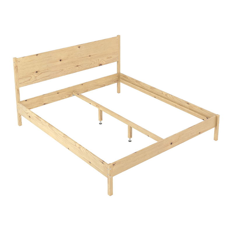 babyonlineshop Nature Kid Fabi Familienbett natur 180 x 200 cm Doppeltbett und 90 x 200 cm Einzelliege Begrenztes Angebot
