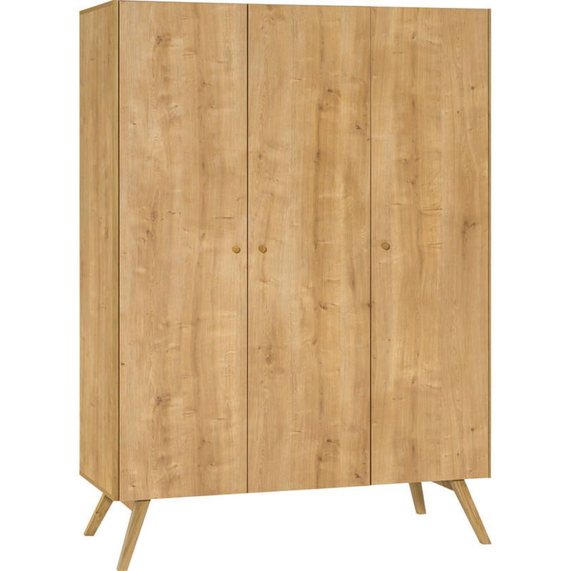 babyonlineshop VOX Nature Kleiderschrank 3-türig eiche / weiß