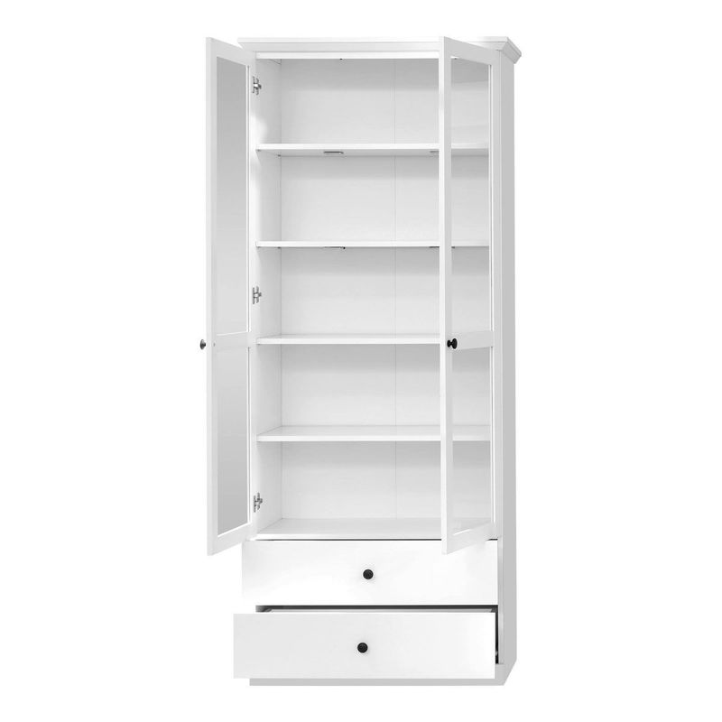 babyonlineshop trendteam Baxter Vitrine hoch weiß Dekor Cyber Monday
