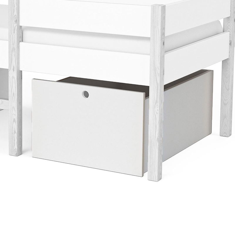 babyonlineshop Artkid Amy Kojenbett weiß/natur 90x200 cm aus massiver Kiefer Tiefpreis