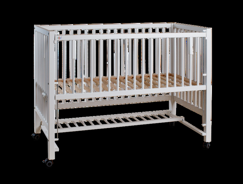 babyonlineshop tiSsi XXL Kinderbett / Beistellbett Hajo weiß 60 x 120 cm