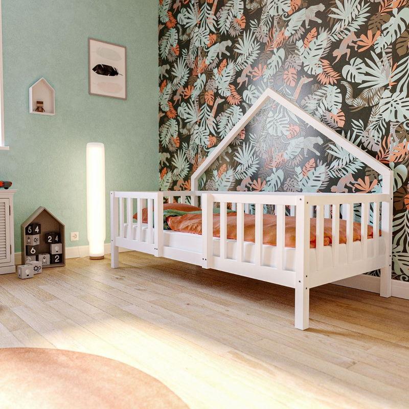 babyonlineshop Artkid William Hausbett weiß 90 x 200 cm