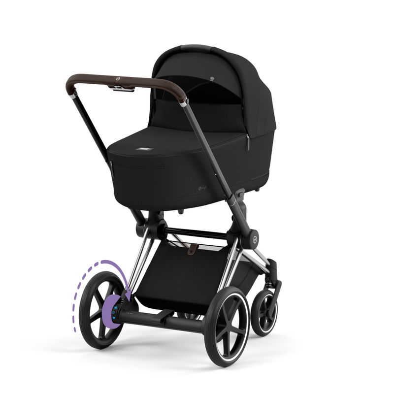 babyonlineshop CYBEX e-PRIAM Kinderwagen Sepia Black Bundle Plus New Generation inkl. Zubehörartikel Bis zu 55% Rabatt