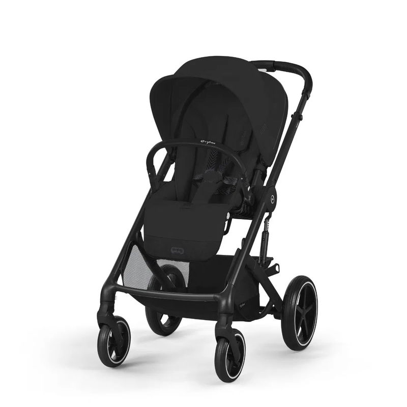 babyonlineshop CYBEX Balios S LUX Kinderwagen + Cloud T i-Size Bundle Moon Black zollfrei