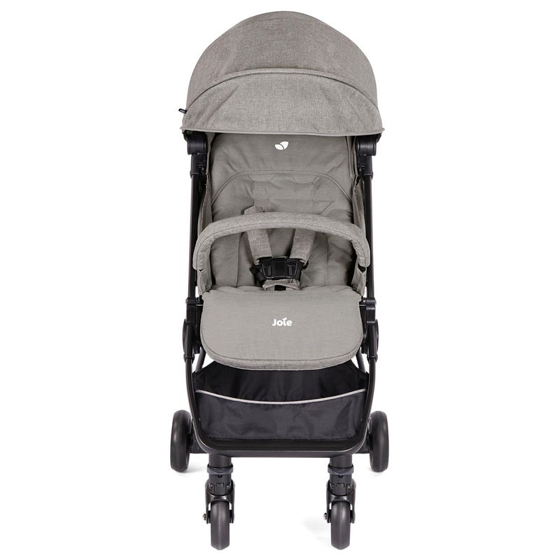 babyonlineshop Joie Pact Buggy Gray Flannel inkl. Regenverdeck 50% Rabatt für begrenzte Zeit