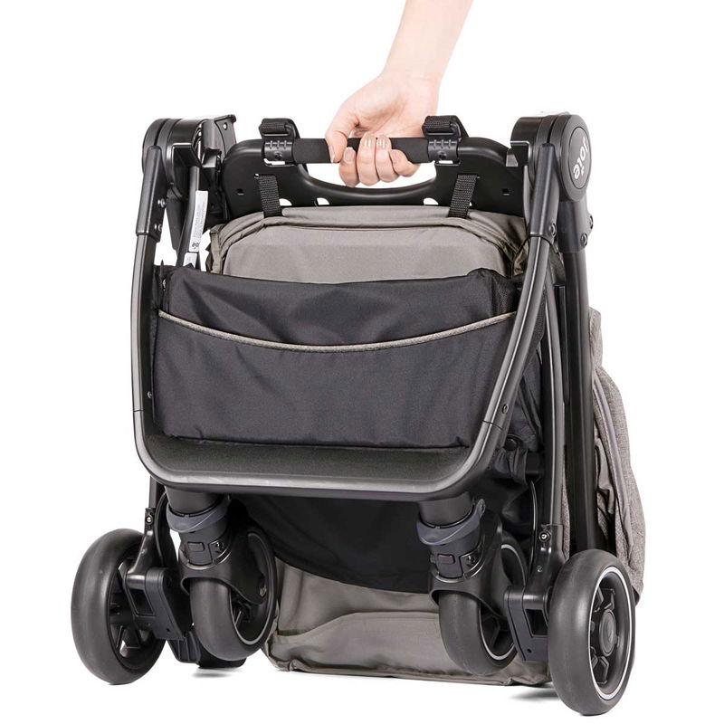 babyonlineshop Joie Pact Buggy Gray Flannel inkl. Regenverdeck 50% Rabatt für begrenzte Zeit