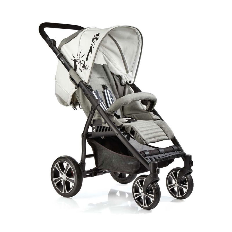 babyonlineshop Gesslein S4 Air+ Sport Buggy new york Gestell schwarz