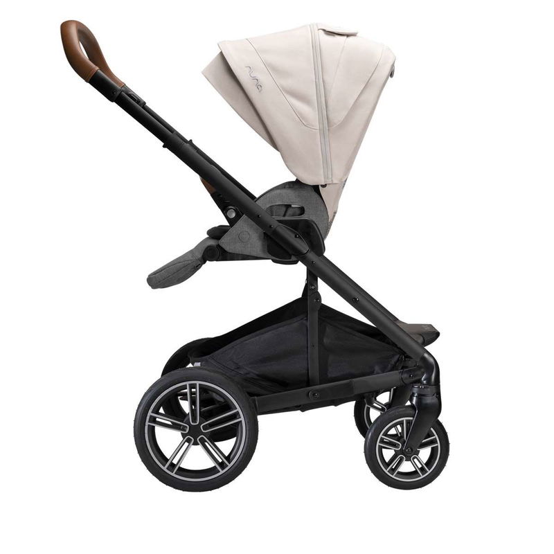 babyonlineshop nuna MIXX next Kinderwagen Birch inkl. Fußsack Regenverdeck Adapter Auslauf