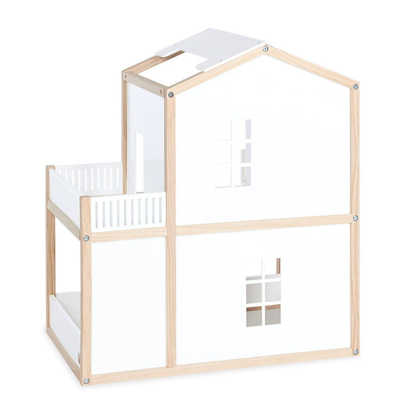 babyonlineshop Pinolino Puppenhaus Ida Kiefer und MDF weiß lackiert Preisnachlass