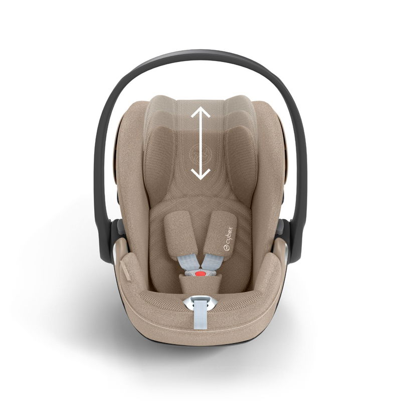 babyonlineshop CYBEX Cloud T i-Size Plus Cozy Beige Babyschale Lagerräumung