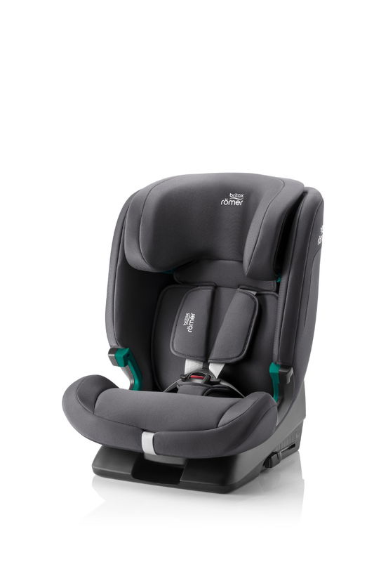 babyonlineshop Britax Römer Evolvafix Midnight Grey Kindersitz Gruppe ECE R 129 / i-Size