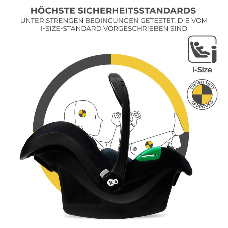 babyonlineshop Kinderkraft MINK PRO i-Size Kindersitz black 40-75 cm Zeitlich begrenztes Angebot