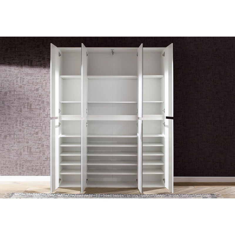 babyonlineshop trendteam Mirror Spiegelgarderobenschrank Weiß Melamin Zeitbegrenzte Promotion