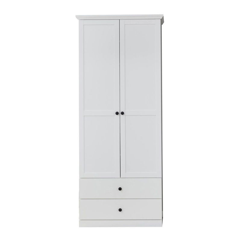 babyonlineshop trendteam Baxter Garderobenschrank weiß Dekor