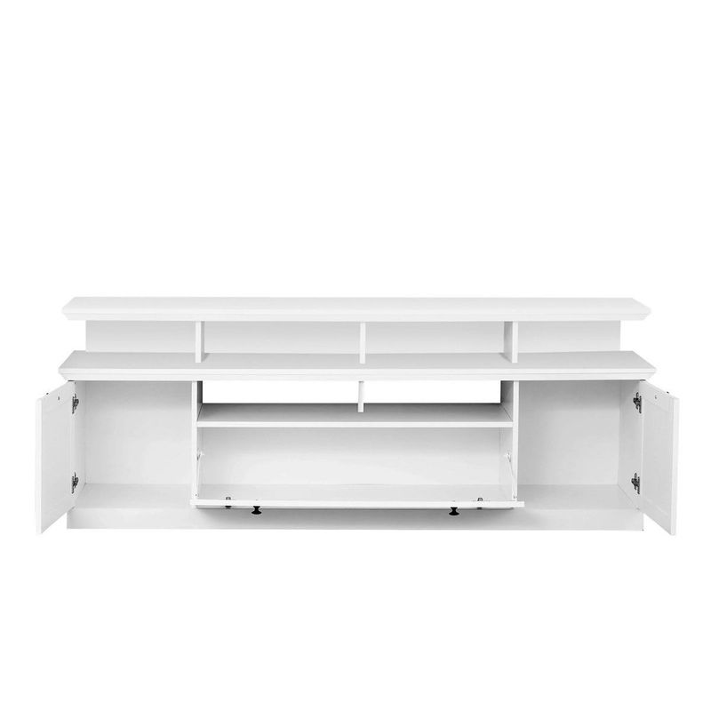 babyonlineshop trendteam Baxter TV-Lowboard breit + Aufsatz weiß Dekor Riesige Rabatte