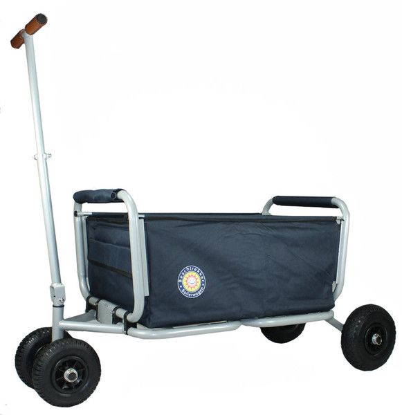 babyonlineshop Beachtrekker LiFe Bollerwagen blau stabil und leicht inkl. Feststellbremse