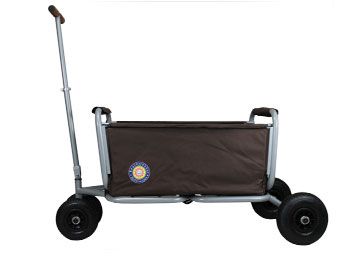 babyonlineshop Beachtrekker LiFe Bollerwagen blau stabil und leicht inkl. Feststellbremse 50% Rabatt für begrenzte Zeit