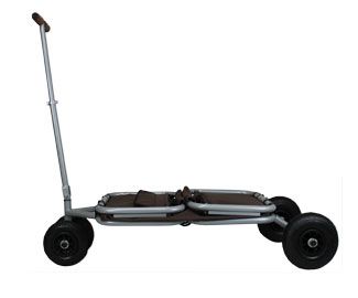 babyonlineshop Beachtrekker LiFe Bollerwagen blau stabil und leicht inkl. Feststellbremse 50% Rabatt für begrenzte Zeit