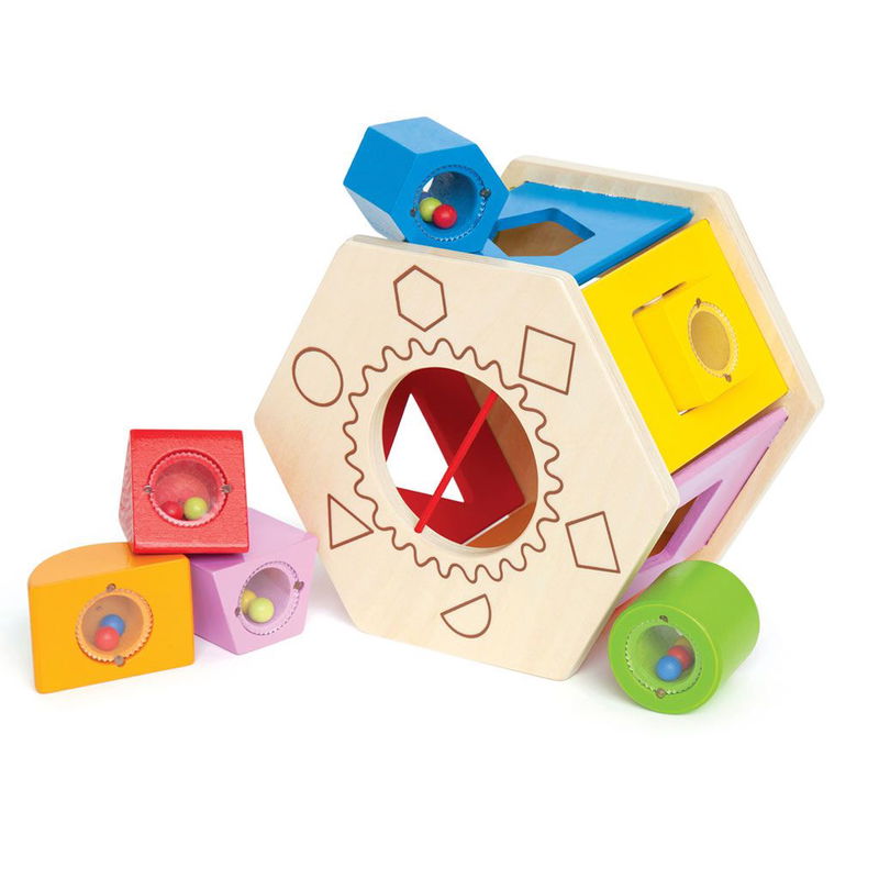 babyonlineshop Hape Sortierbox Shake & Match E0407