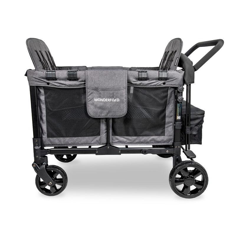 babyonlineshop WonderFold W4 Original Bollerwagen - Charcoal Grey Fabrikverkauf