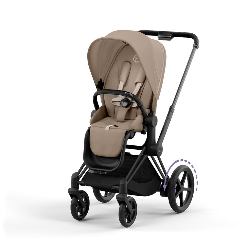 babyonlineshop CYBEX e-PRIAM Kinderwagen Cozy Beige Bundle New Generation inkl. Zubehörartikel Osterangebot