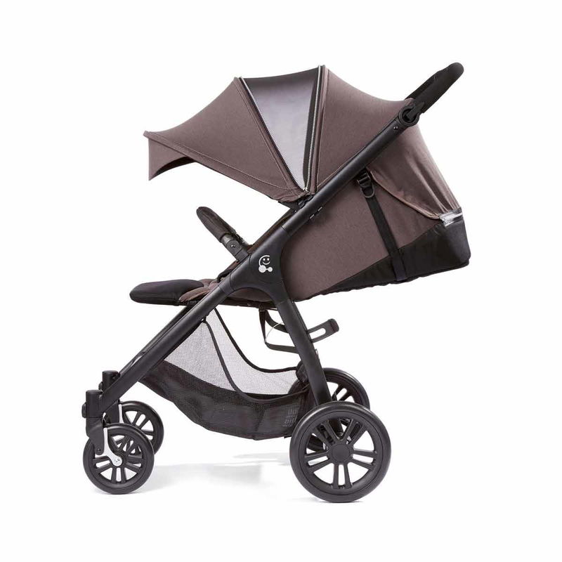 babyonlineshop Gesslein Smiloo Happy Buggy taupe melange Gestell schwarz Lagerräumung