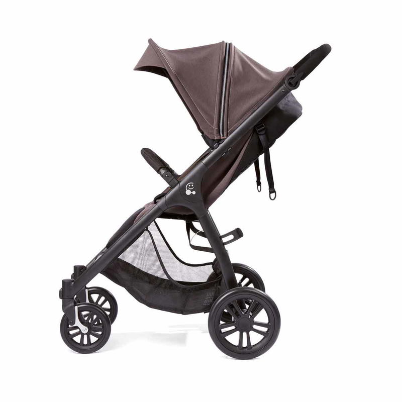 babyonlineshop Gesslein Smiloo Happy Buggy taupe melange Gestell schwarz Lagerräumung