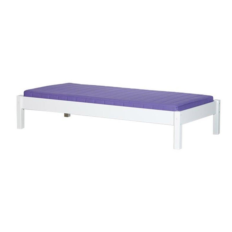 babyonlineshop Manis-h Einzelbett ohne Lattenrost 140x200 cm einfarbig - 22 Farben wählbar