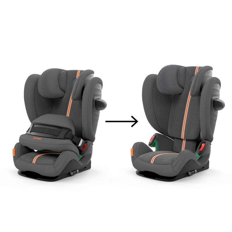 babyonlineshop CYBEX Pallas G i-Size Plus Kindersitz Lava Grey Gruppe 1 2 3 Sonderangebot der Fabrik