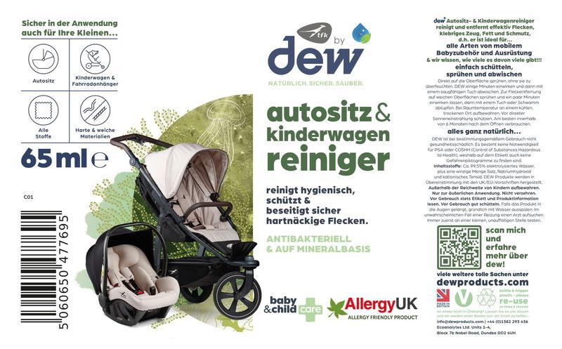 babyonlineshop tfk by dew - Autositz und Kinderwagen Reiniger (65ml) Kostenloser Versand international