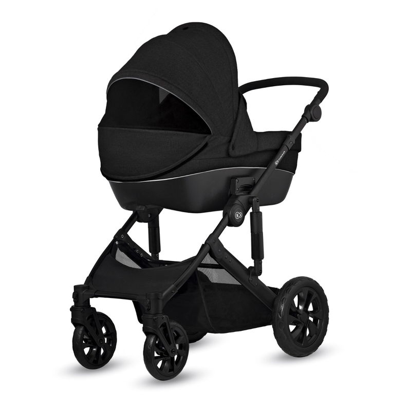 babyonlineshop Kinderkraft Kinderwagen 3in1 PRIME LITE Mink Pro black Online Shopping