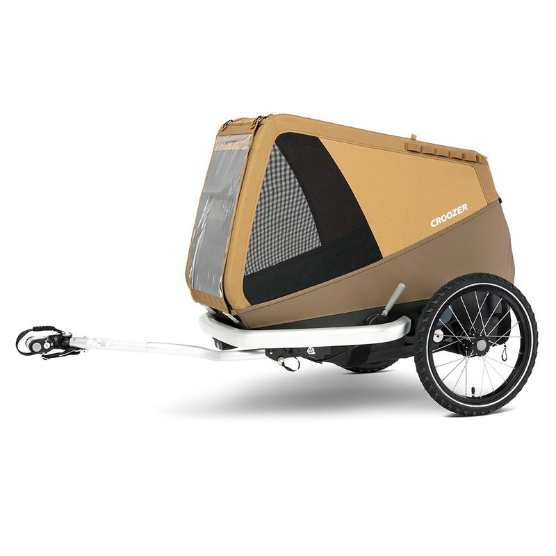babyonlineshop Croozer Dog Enna Sundown yellow Fahrradanhänger für mittelgroße Hunde geeignet