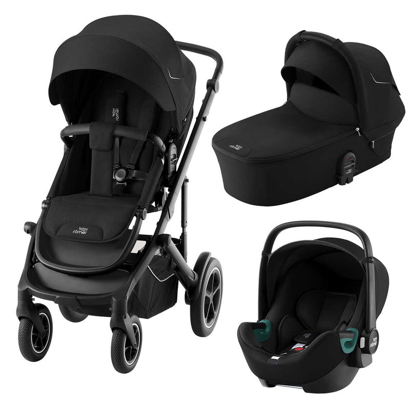 babyonlineshop Britax Römer Smile 5Z Kinderwagen Bundle Space Black