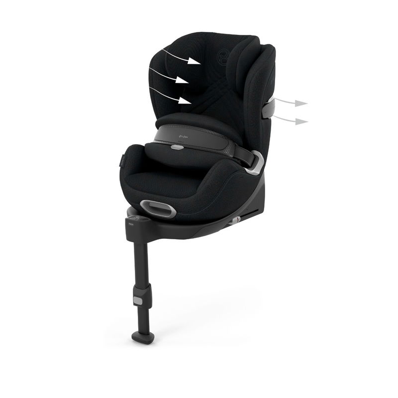 babyonlineshop CYBEX Anoris T2 i-Size Kindersitz Plus Sepia Black Ab 15 Monate bis ca. 7 Jahre Räumungsverkauf