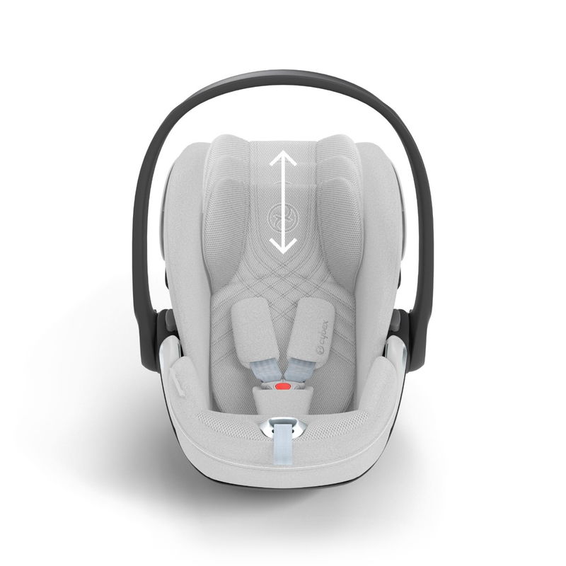 babyonlineshop CYBEX Cloud T i-Size Plus Platinum White Babyschale Kauf eins, bekomm eins gratis