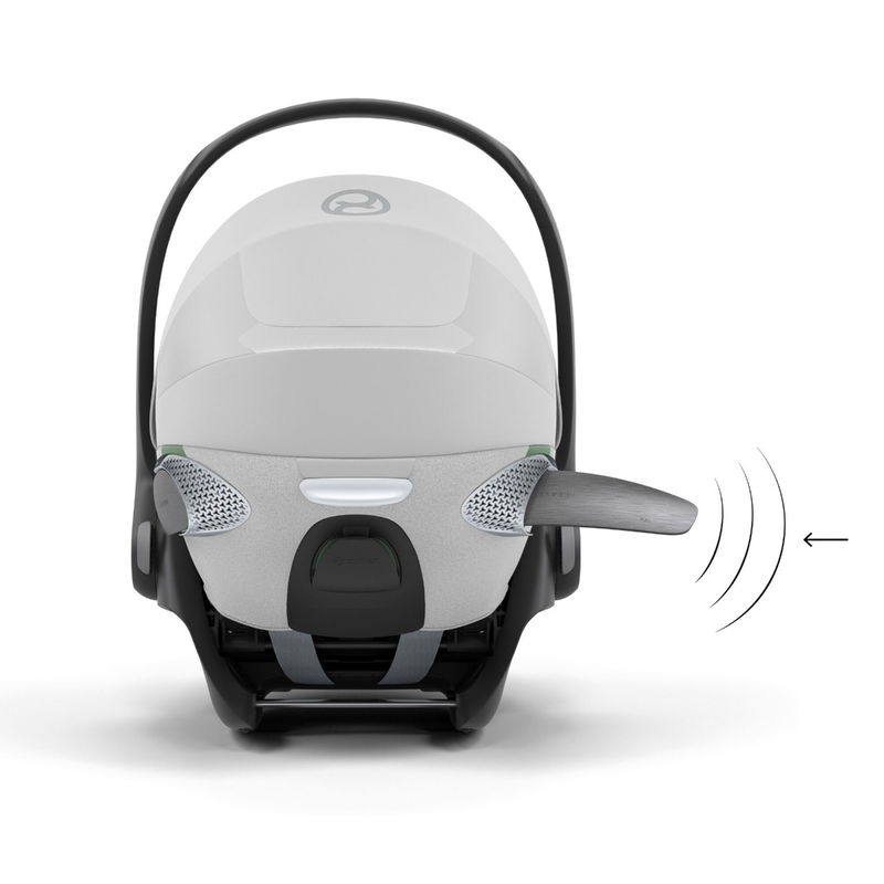babyonlineshop CYBEX Cloud T i-Size Plus Platinum White Babyschale Kauf eins, bekomm eins gratis