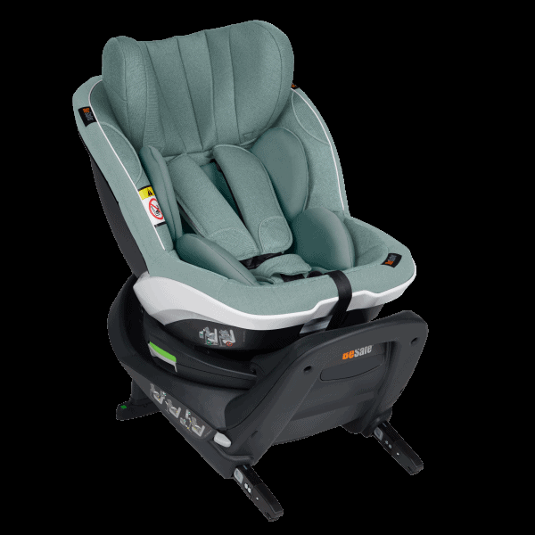 babyonlineshop BeSafe iZi Twist i-Size Kindersitz Sea Green Mélange