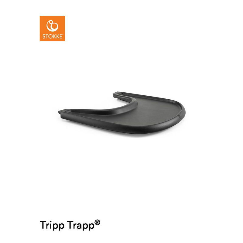 babyonlineshop Stokke® Tray zum Tripp Trapp® Hochstuhl in schwarz zum Aktionspreis