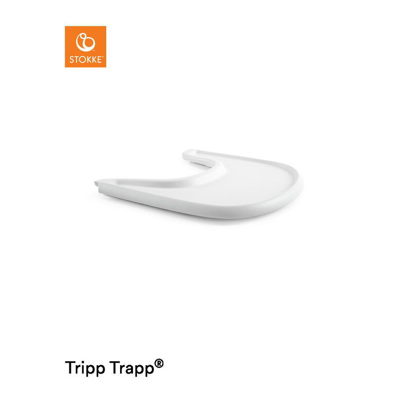babyonlineshop Stokke® Tray zum Tripp Trapp® Hochstuhl in weiß