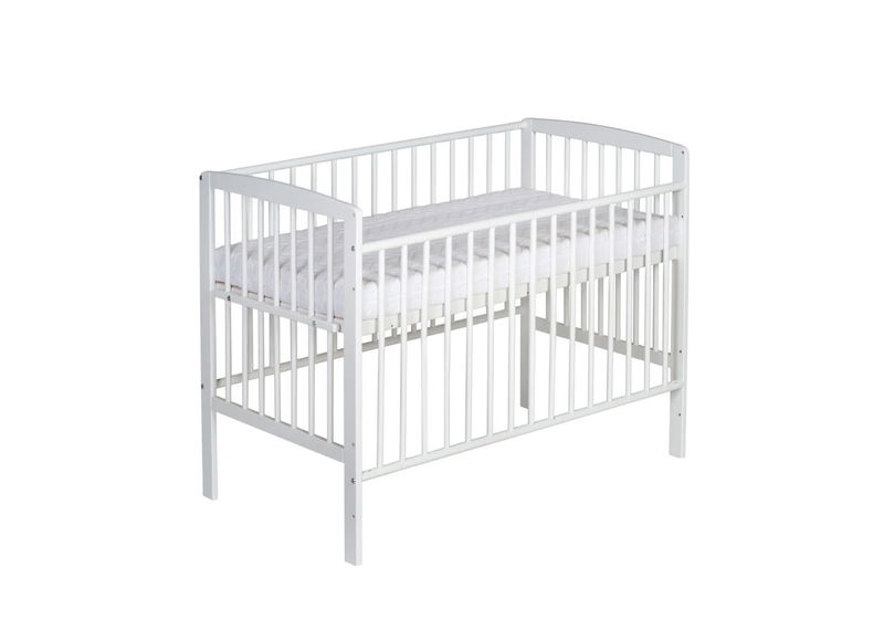 babyonlineshop Schardt Beistellbett Micky Plus 60x120cm für Boxspring-Betten Weiß