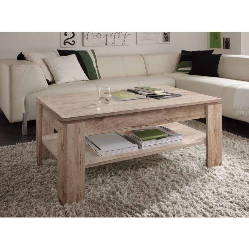 babyonlineshop trendteam Universal Couchtisch Eiche San Remo Sand