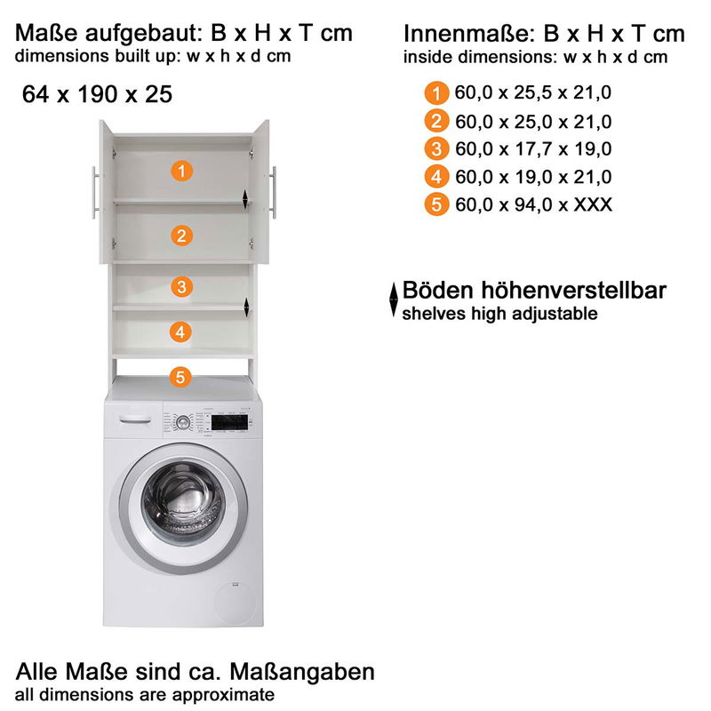 babyonlineshop trendteam Basix Waschmaschinen-Überbau weiß Rabatt